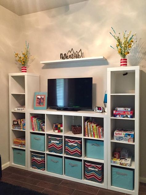 Kids Bedroom Organization, Girls Playroom, Kids Bedroom Designs, تصميم للمنزل العصري, Playroom Storage, Kids Room Organization, Bilik Tidur, Toy Rooms, Big Girl Rooms