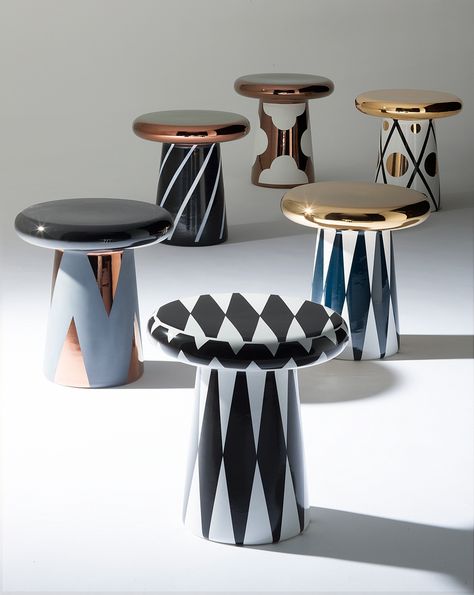 Jaime Hayon, Tanah Liat, Furniture Side Tables, Sgraffito, Furniture Inspiration, Small Tables, Ceramic Table, Interior Furniture, Objects Design