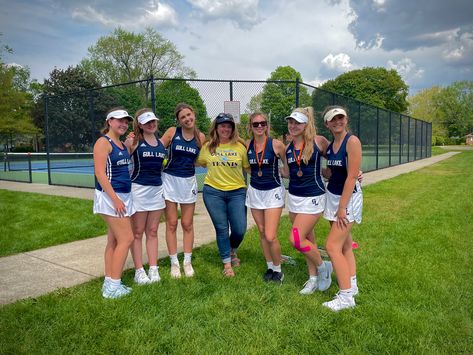 womens high school tennis tournament Tennis Uniforms High School, Tennis High School, High School Tennis, Tennis Tournament, Tennis Uniforms, Gull Lake, Tennis Photos, Tennis Tournaments, Team Uniforms