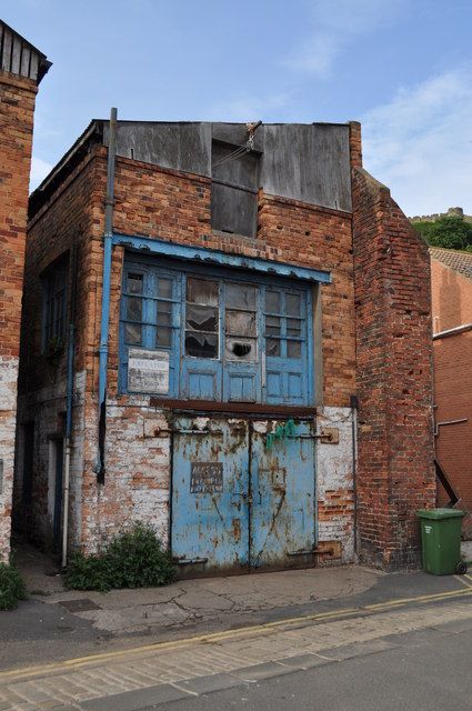 Derelict Places, Old Abandoned Buildings, Derelict Buildings, Urban Exploring, Industrial Architecture, Doors And Windows, Brick Building, Urban Environment, Industrial Buildings