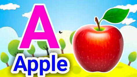 Phonics Song with TWO Words - A For Apple B For Ball - ABC Alphabet Song with Sounds for Children Abcd For Kids, C For Cat, B For Ball, Apple Song, A For Apple, Rhymes For Babies, Alphabet For Toddlers, Alphabet Song, Abc Phonics