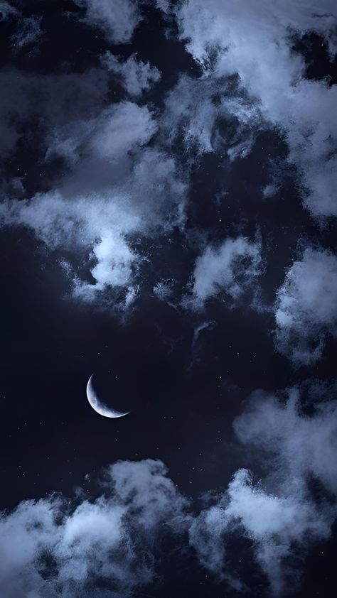 Ocean At Night Aesthetic Wallpaper, Night Sky With Clouds And Stars, Night Sky Aesthetic Landscape, Aesthetic Wallpaper Sky Night, Starry Skies Aesthetic, Night Blue Aesthetic Wallpaper, Landscape Night Photography, Stary Night Asethic, Clear Skies Aesthetic