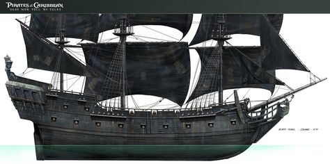 http://lifeisfeudal.com/ Pirate Reference, Black Pearl Ship, Pirate Ship Model, Model Sailing Ships, Side Elevation, Sailing Ship Model, Kaptan Jack Sparrow, Navi A Vela, Model Ship Building