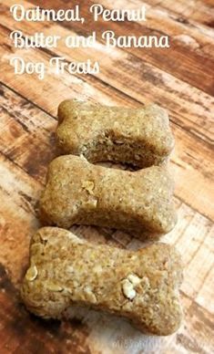 Oatmeal, Peanut Butter and Banana Dog Treats Recipe Dash Dog Treat Maker Recipes, Banana Dog Treat Recipe, Banana Dog Treats, Oatmeal Peanut Butter, Dogs Treats, Doggy Treats, Peanut Butter And Banana, Dog Biscuit Recipes, Homemade Oatmeal