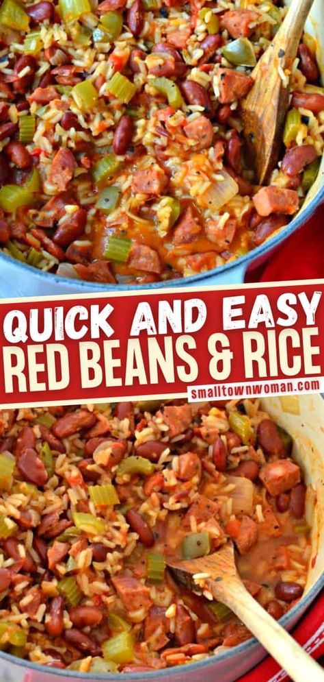 Uncle Bens Red Beans And Rice Recipe, Red Beans And Rice With Hamburger Meat, Red Beans And Rice With Ground Beef, One Pot Red Beans And Rice, Stove Top Red Beans And Rice, Red Beans And Rice Recipe Easy, Red Bean And Rice Recipe, Red Beans And Rice Recipe, Rice Meals