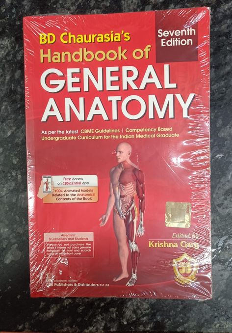 General Human anatomy book by bd Chaurasia 7th edition General Anatomy, Competition Book, Medical Graduate, Online Book Store, Medical Books, Online Book, Online Bookstore, Book Store, Used Books