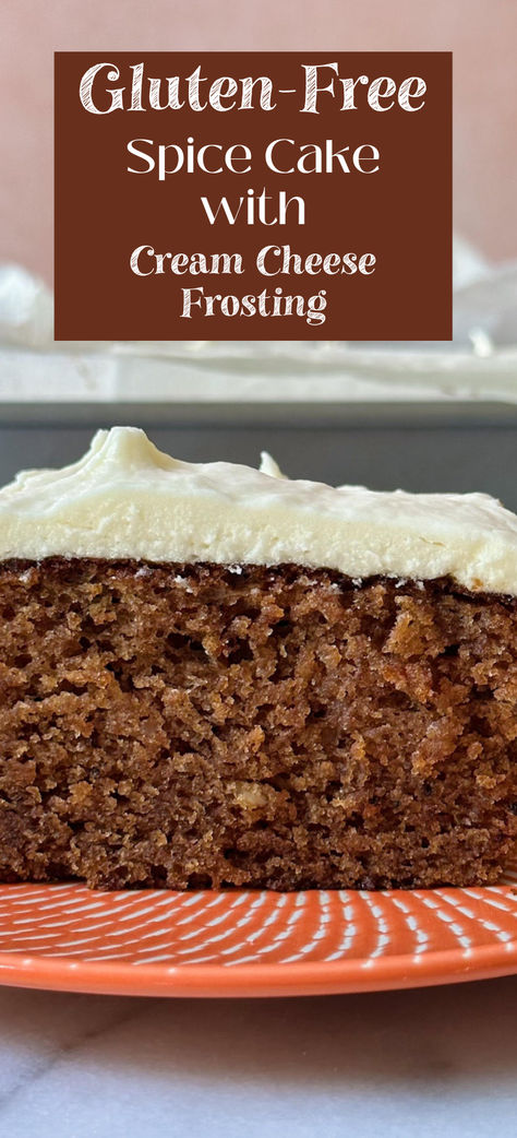 Gluten Free Spice Cake, Gluten Free Spices, Gluten Free Cake Recipe, Spice Cake Recipes, Gluten Free Thanksgiving, Cake With Cream Cheese Frosting, Gluten Free Desserts Recipes, Best Gluten Free Recipes, Gluten Free Cake