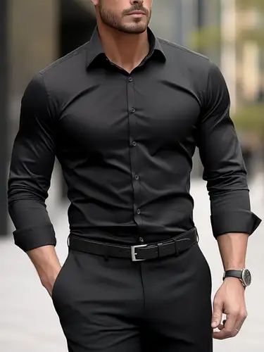 Temu | Explore the Latest Clothing, Beauty, Home, Jewelry & More Masculine Contemporary, Warm Scarves, Men's Button Down Shirt, Stylish Jackets, Collar Designs, Men Fashion Casual Outfits, Design Dress, Fashion Fits, Long Sleeve Shirt Dress