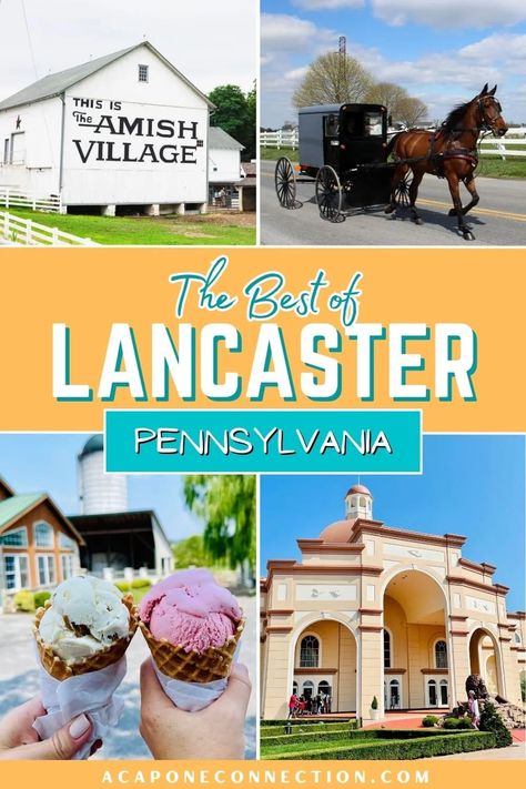 Day Trips In Pa, Amish Country Pennsylvania, American Roadtrip, Pennsylvania Travel, Adventure Ideas, Usa Destinations, East Coast Travel, East Coast Road Trip, Trip Destinations