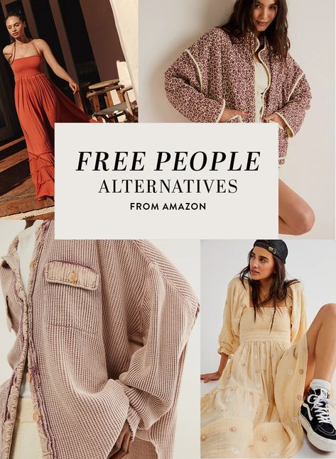 Free People Dupes from Amazon Free People Winter Coat, Free People Dolman Quilted Jacket Outfit, Free People Style Winter, Free People Winter Outfits, Free People Style Outfits, Free People Inspired Outfits, Barn Coat Outfit, Free People Outfits Fall, California Winter Outfits