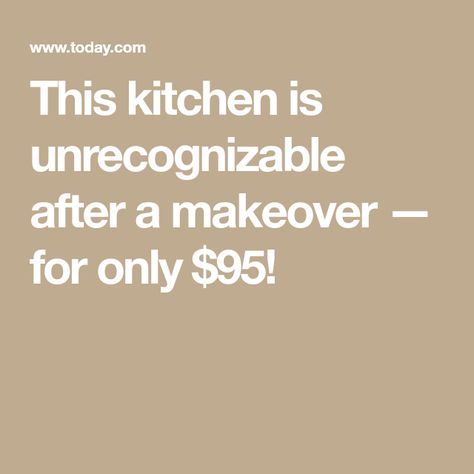 This kitchen is unrecognizable after a makeover — for only $95! All Black Kitchen, Cherry Wood Cabinets, Kitchen Color Palettes, Bold Kitchen, Kitchen Makeovers, Fortune Favors The Bold, Ceramic Urn, Dark Kitchen, Black Dining Chairs