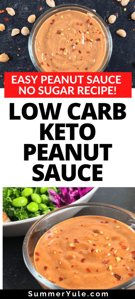 Keto Spicy Peanut Sauce, Keto Thai Peanut Salad, Keto Peanut Chicken Low Carb, Low Carb Thai Peanut Dressing, Keto Peanut Dressing Recipe, Keto Satay Sauce, Keto Chicken Satay, Keto Chicken Satay With Peanut Sauce, Low Carb Peanut Sauce