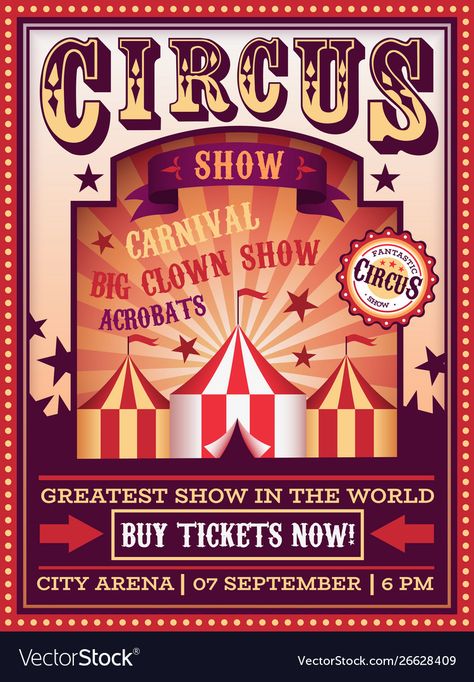 Pool Parties Flyer, Traveling Circus, Carnival Design, Show Flyer, Retro Invitation, Circus Design, Halloween Party Flyer, Carnival Posters, Flyer Free