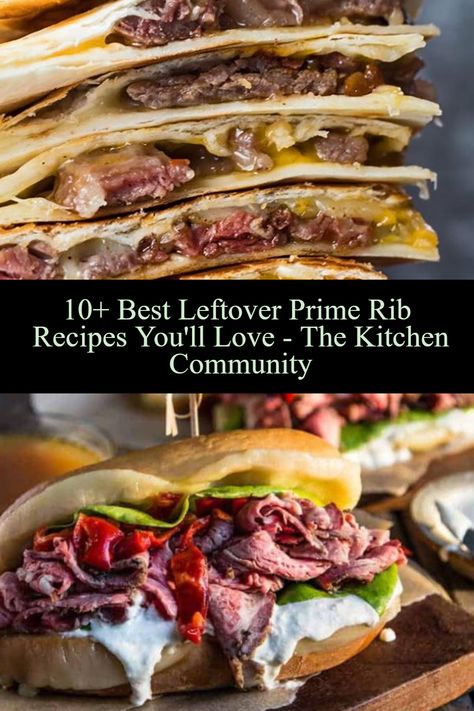 When you’re cooking a dish as delicious as prime rib, you would think that every morsel would be devoured pretty quickly. If you have leftover prime rib (or even leftover pot roast), you have a good problem. Nothing is more delicious to re-use in leftovers the next day than delicious leftover prime rib. Using leftover prime rib, you can make recipes in your slow cooker, Instant Pot, or air fryer. Ideas For Leftover Prime Rib, Shaved Prime Rib Sandwich, Leftover Prime Rib Ideas, Leftover Rib Roast, Leftover Prime Rib Recipes Sandwiches, What To Do With Leftover Prime Rib, Prime Rib Leftovers Ideas, Leftover Prime Rib Recipes Ideas, Prime Rib Leftover Recipes