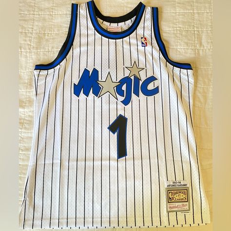 Orlando Magic Hardaway Jersey Dominique Wilkins, Boston Celtics Basketball, Ryne Sandberg, Celtics Basketball, Mike Piazza, Bill Russell, Bo Jackson, Ny Mets, Larry Bird