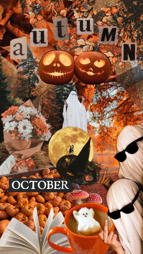 Autumn vibes #autumn #ghost #fallaesthetic #pumpkin #halloween #october #halloweenaesthetic Halloween Pictures Aesthetic, Ghost Photoshoot Aesthetic, Autumn Wallpaper Iphone Aesthetic, Iphone Autumn Wallpaper, Trips With Kids, Happy Halloween Pictures, Aesthetic Happy, Halloween Room Decor, Pumpkin Party