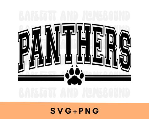 Panther Mascot, Panthers Shirt, Basketball Shirt Designs, Panther Pride, Panthers Svg, Team Spirit Shirts, School Shirt Designs, Panther Shirts, Pride Svg