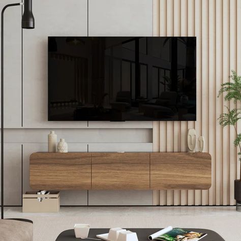 Callysta Floating TV Stand for TVs up to 78''