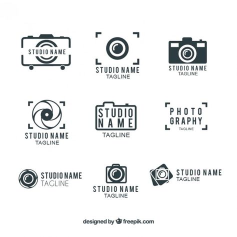 More than a million free vectors, PSD, photos and free icons. Exclusive freebies and all graphic resources that you need for your projects Videographer Logo, Photography Studio Logo, Logo Fotografia, Logo Fotografie, Camera Logos Design, Book Mood, Logo Foto, Logo Generator, Design Studio Logo