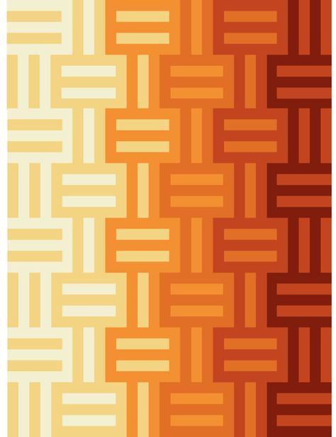 Gradient Quilt, Okey Dokey, Rail Fence Quilt, Waves Tutorial, Orange Quilt, Quilt Modernen, Geometric Quilt, Jellyroll Quilts, Strip Quilts