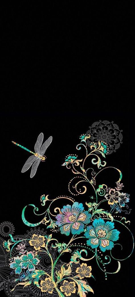 flowers phone wallpapers background Aesthetic Whimsical Wallpaper, Alternative Phone Background, S J Wallpaper, Dragonfly Phone Wallpaper, Clear Iphone Wallpaper, Long Phone Wallpaper, Purple Flower Black Background, Purple Floral Wallpaper Iphone, Whimsy Goth Wallpaper