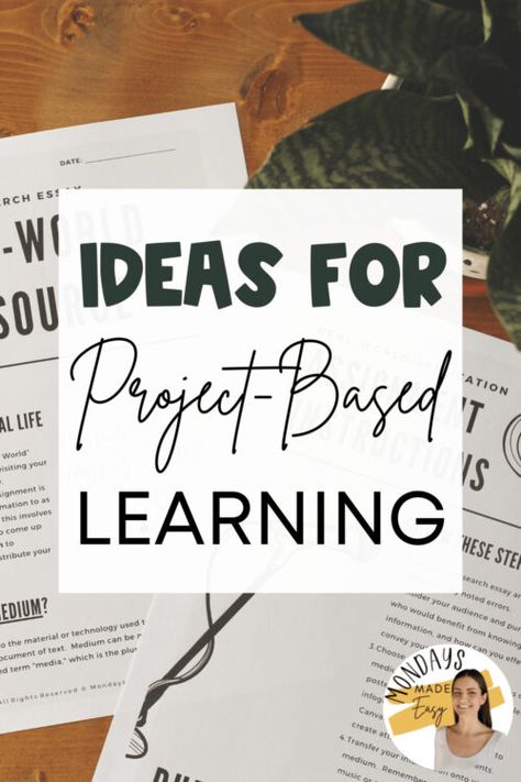 Ela Projects High School, Project Based Learning Homeschool, Pbl Projects Middle School, English Project Ideas For High School, Project Based Learning Ideas, Project Based Learning High School, Project Based Learning Middle School, Pbl Projects, High School Language Arts