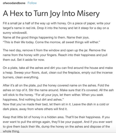 Wiccan Hex Spell, Hexing Spells For Beginners, Hex My Ex Spell, Hex Your Ex Spell Jar, Spells And Hexes, Hex An Ex Spell, Witch Hex Spell, Powerful Hex Spell, Jinx Vs Hex Vs Curse