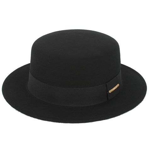 PRICES MAY VARY. ★★★This Wool Felt fedora hat is designed to fit head sizes between 22 and 22.5 inches , standard headwear size fit for most Small to Medium for Men and Medium to Large for women.Good for Formal wearing, such as wedding, concert,banquet, etc.★★★ ★★★Tips: Once hat is slight bigger than your size, you can insert a piece cardboard behind the sweat band to narrow the size. Easy Care: Hat can be surface cleaned with a clothes brush or clean damp cloth.★★★ ★★★ In order to keep it alway Wedding Concert, Sweat Band, Boater Hat, Felt Fedora, Fedora Hat, Flats Top, Caps For Women, Black Belt, Wool Felt