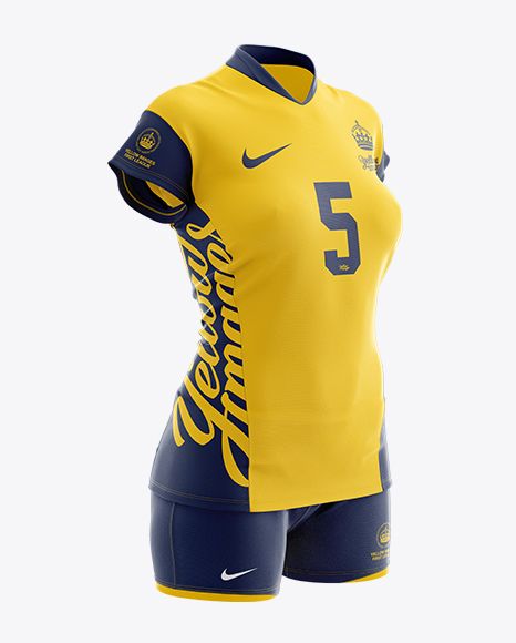 Women’s Volleyball Kit with V-Neck Jersey Mockup – Half Side View Volleyball Kit, Jersey Packaging, Womens Volleyball, Volleyball Jersey, Jersey Mockup, Mockup Packaging, Volleyball Jerseys, Free Psd Design, Free Packaging Mockup