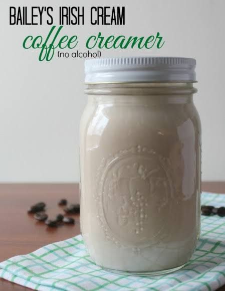 Bailey's Irish Cream Non Alcoholic Irish Coffee Creamer Irish Coffee Creamer Recipe, Baileys Irish Cream Coffee, Homemade Coffee Creamer Recipe, Irish Cream Recipe, Irish Cream Coffee, Flavored Coffee Creamer, Vanilla Coffee Creamer, Homemade Coffee Creamer, Coffee Creamer Recipe