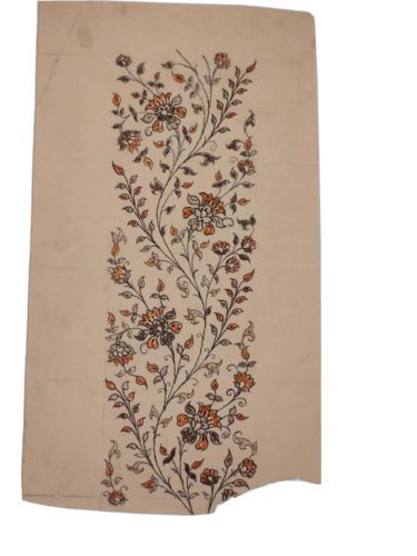 Beautiful Paisley design hand painted on old paper - 1277 Indian vintage hand made design rare collection antique design Antique Vintage design floral painting Size " 8 x 7 " Inches Floral Pattern Design, Digital Borders Design, Wood Stamp, Border Pattern, Antique Design, Paisley Design, Old Paper, Make Design, Design Floral