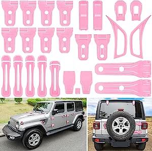 I love these so much. Super easy to put on. Put on in maybe 30 mins - 2022 Jeep 4xe Sahara Jeep Life Decal, Window Hinges, Pink Jeep, Jeep Wrangler Accessories, Cool Car Accessories, Wrangler Accessories, Exterior Decoration, Dream Cars Jeep, Jeep Wrangler Jl