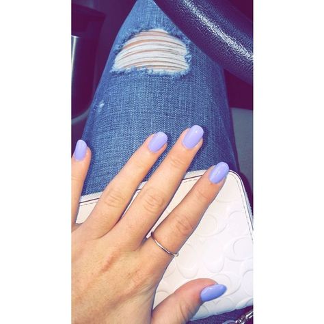 Round Acrylic Nails, Rounded Acrylic Nails, Glitter Nails Acrylic, Beauty Hacks Nails, Squoval Nails, Nails Purple, Purple Nail Polish, Purple Nail, Her Nails