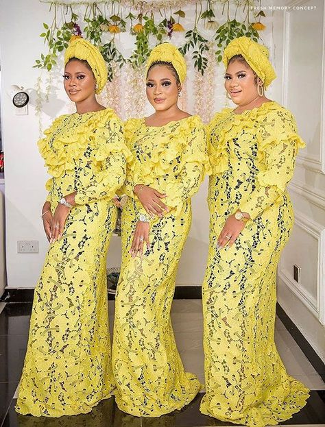 Dry Lace Styles, A Shape Gown Lace Aso Ebi, Casual At Home Outfits, A Shape Gown, Latest Cord Lace Styles, Lace Styles For Ladies, Shape Gown, Lace Long Gown, At Home Outfits