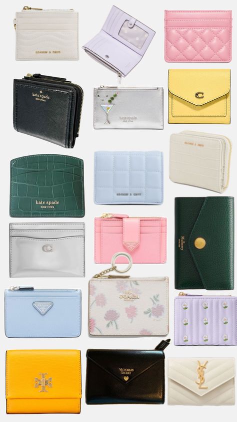 Wallets Aesthetic, Wallet Aesthetic, Womens Wallets, Luxury Bags Collection, Stylish Eve, Stylish Work Outfits, Birthday Wishlist, Bedroom Aesthetic, Small Leather Goods