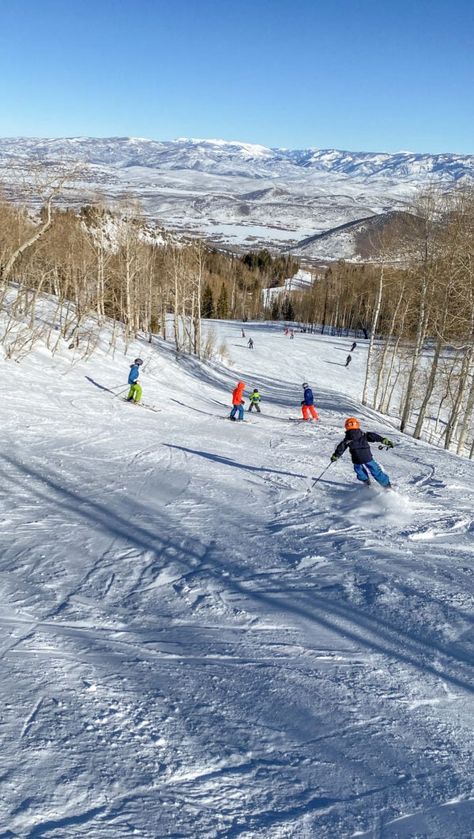 family skiing with kids in Utah Park city Skiing With Kids, Big Beach House, Utah Park City, Kids Skiing, Family Skiing, Park City Skiing, Ski Culture, Family Ski, Family Ski Trip