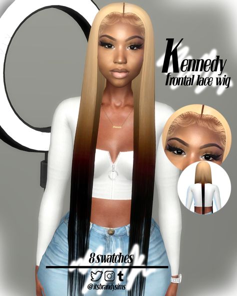 KENNEDY FRONTAL LACE WIG Afro Hair Sims 4 Cc, Sims 4 Cheats, Sims 4 Black Hair, Sims 4 Cas Mods, The Sims 4 Skin, Sims 4 Cc Kids Clothing, Free Sims 4, Sims 4 Children, Sims 4 Game Mods