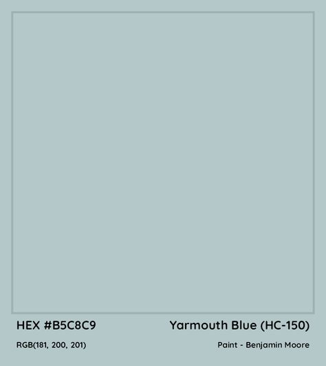 Benjamin Moore Gossamer Blue, Stardew Benjamin Moore, Bm Gossamer Blue, Gossamer Blue Benjamin Moore, Yarmouth Blue, Bathrooms 2024, Blue Benjamin Moore, Paint Benjamin Moore, Paint Pallette