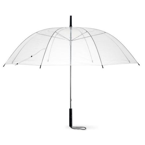 23 inch, 8-pannel umbrella in PVC with black string on handle. Manual opening.  Ø98X80CM Logo Communication, Dome Umbrella, Transparent Umbrella, Long Umbrella, Umbrella Wedding, Bodo, Folding Umbrella, Stoneware Mugs, Umbrella