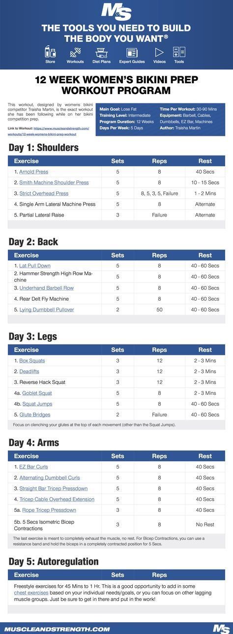 Full Body Weight Workout, Fitness Studio Training, Workout Programs For Women, Strength Training For Beginners, Competition Prep, Womens Workout, Training Schedule, Workout Program, Fitness Design