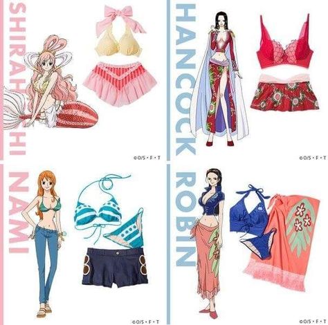 One piece Anime Swimsuits Outfit, One Piece Inspired Outfits, Swimsuit Cosplay, One Piece Cosplay, Swimsuits Outfits, Casual Cosplay, One Piece Pictures, Inspired Outfits, Really Cute Outfits