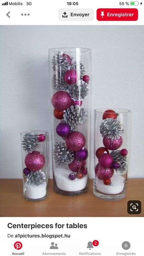 Diy Christmas Decor Ideas, Christmas Vases, Diy Christmas Decor, Christmas Centerpieces Diy, Easy Christmas Decorations, Xmas Deco, Christmas Decor Ideas, Christmas Table Decorations, Shelf Ideas