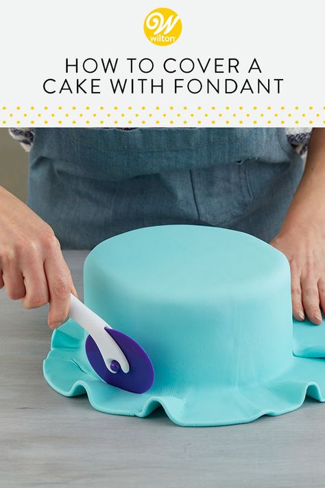 Edible Dough, How To Use Fondant, Make Decorations, Fondant Smoother, Fondant Tips, Homemade Fondant, Cake With Fondant, Fondant Cake Designs, Fondant Recipe