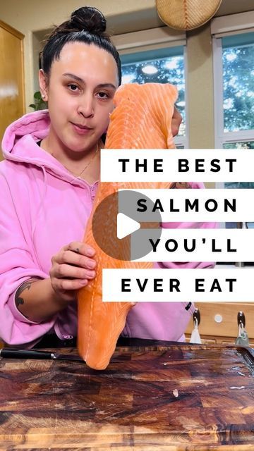 Janaiah McClure on Instagram: "It’s my mom’s recipe and my most prized possession. Would you try it? 😋   #easyrecipes #salmon #salmonrecipe #momcook #cookingforfamily #momvlog #momof3 #momlife #fishrecipes" Salmon Recipes That Dont Taste Fishy, Salmon For Dinner Party, Salmon Recipes Crusted, Sunday Seafood Dinner Ideas, Salmon Easy Recipe Simple, Salmon Recipes Broiled, Romantic Salmon Dinner For Two, Recipes For Leftover Salmon, How Do You Cook Salmon