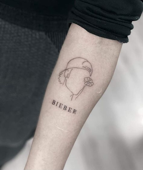 Justin Bieber Inspired Tattoos, Justin Bieber Tattoos Ideas, Jb Tattoo, Justin Beiber Tattoo, Bieber Tattoos, Justin Tattoo, Justin Bieber Tour, Justin Bieber Tattoos, 44 Tattoo