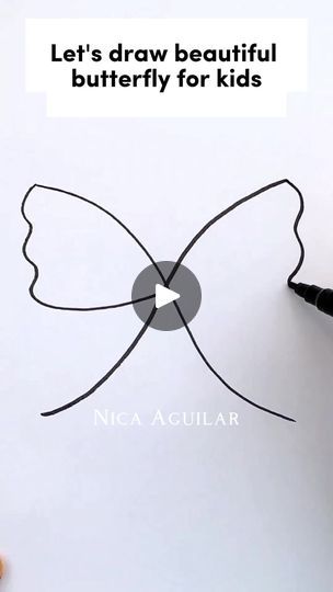 Butterfly On Sunflower Drawing, How To Draw A Butterfly For Kids, Butterfly Drawing For Kids Easy, How To Draw Butterfly Easy, Butterfly Drawings Easy, How To Draw Butterflies, Draw Butterfly Easy, How To Draw A Butterfly, Butterfly Easy Drawing