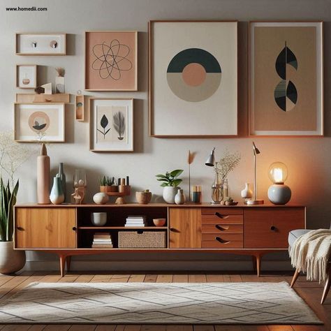 Living Room Inspo Scandinavian, Old Furniture In Modern Home, Mid Century Living Room Ideas, Mid Century Living Room Furniture, Modern Mid Century Living Room, Japandi Apartment, Living Room Mid Century Modern, Mid Century Modern Living Room Decor, Mcm Living