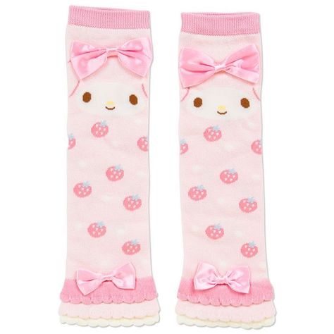 Strawberry Sanrio, Cute Things To Buy, Melody Anime, Sanrio Clothes, Anime Items, Baby Leg Warmers, Hat Aesthetic, Sanrio Japan, Baby Legs