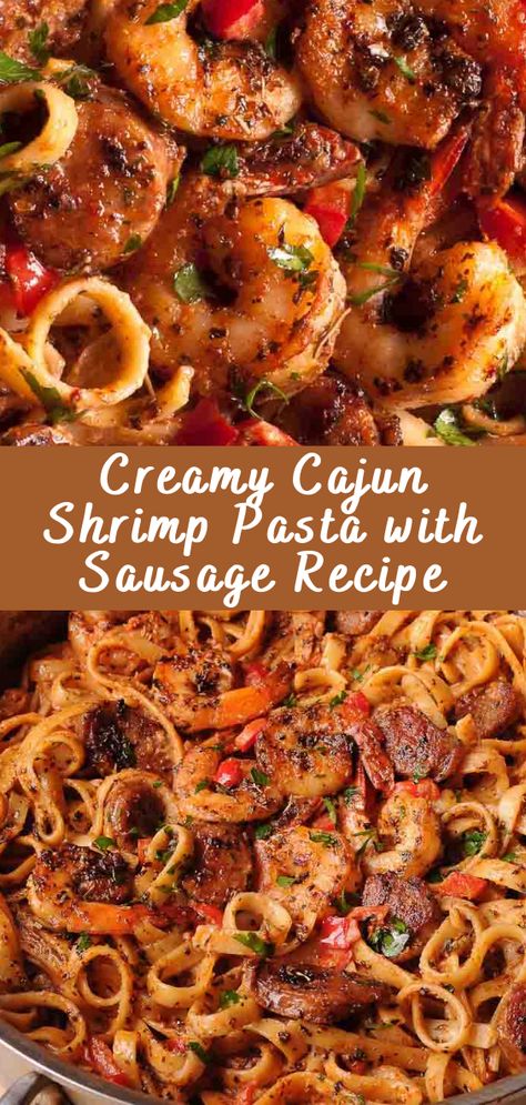 Creamy Cajun Shrimp Pasta with Sausage Recipe Introduction Creamy Cajun Shrimp Pasta with Sausage is a mouthwatering fusion of flavors that combines succulent shrimp, savory sausage, and a creamy Cajun-spiced sauce. This recipe brings the vibrant tastes of Louisiana cuisine to your dinner table. In this article, we’ll walk you through the steps to create […] The post Creamy Cajun Shrimp Pasta with Sausage Recipe appeared first on Cheff Recipes. Shrimp And Sausage Recipes, Sausage Pasta Recipes Easy, Cajun Shrimp Pasta With Sausage, Cajun Shrimp And Sausage, Shrimp And Sausage Pasta, Creamy Cajun Shrimp, Creamy Cajun Shrimp Pasta, Cajun Shrimp Recipes, Shrimp And Sausage