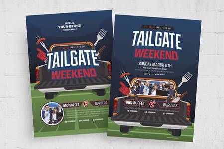 2212489 Tailgate Football Party Flyer W9BQN78 5 Mb Download Directly from FreePSDvn's Server This Tailgate Weekend Flyer Template is the perfect choic... Football Tailgate, About Football, Family Fun Day, Halloween Flyer, Football Gloves, Christmas Flyer, Free Photoshop Actions, Party Events, Football Party